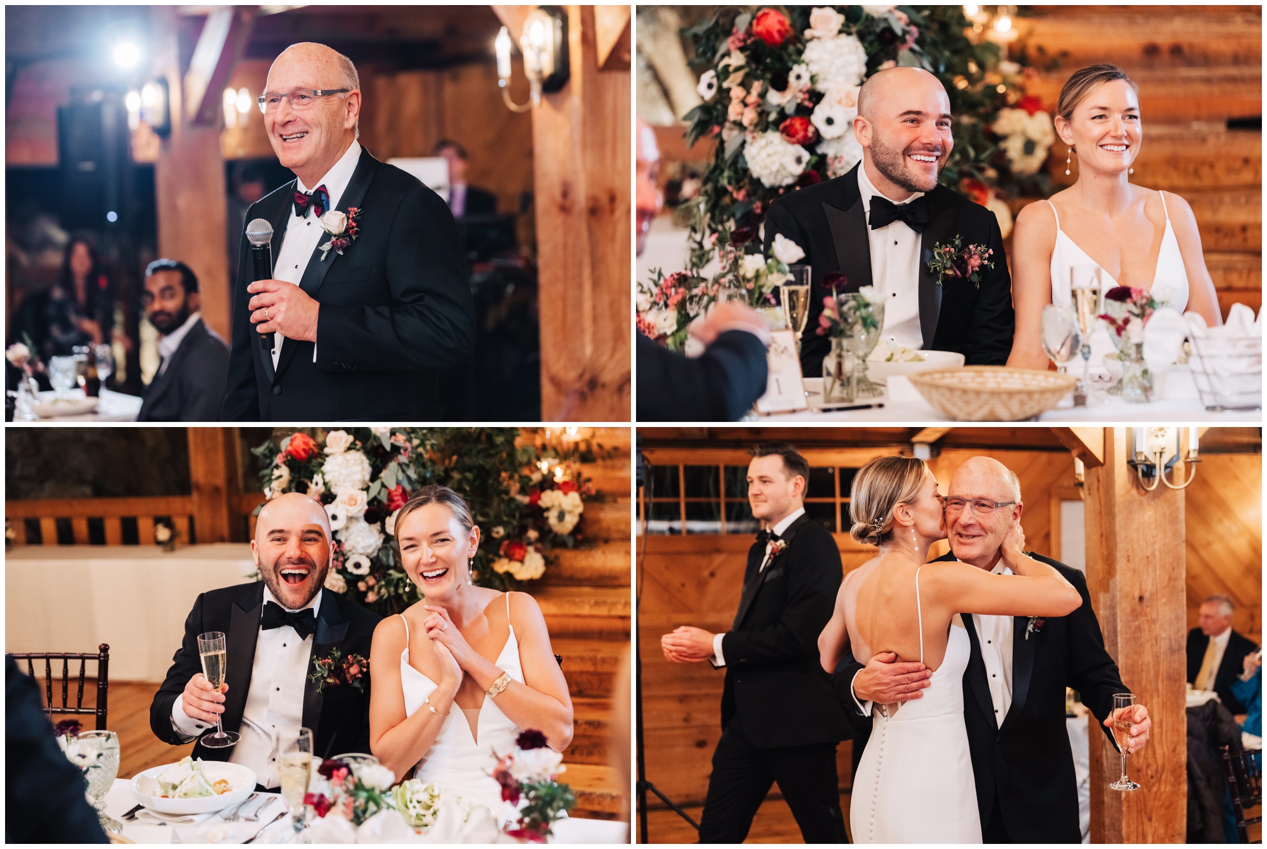 reception toasts at red lion inn cohasset ma